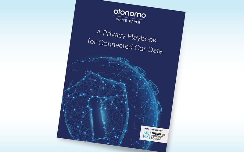 Privacy playbook for connected car data